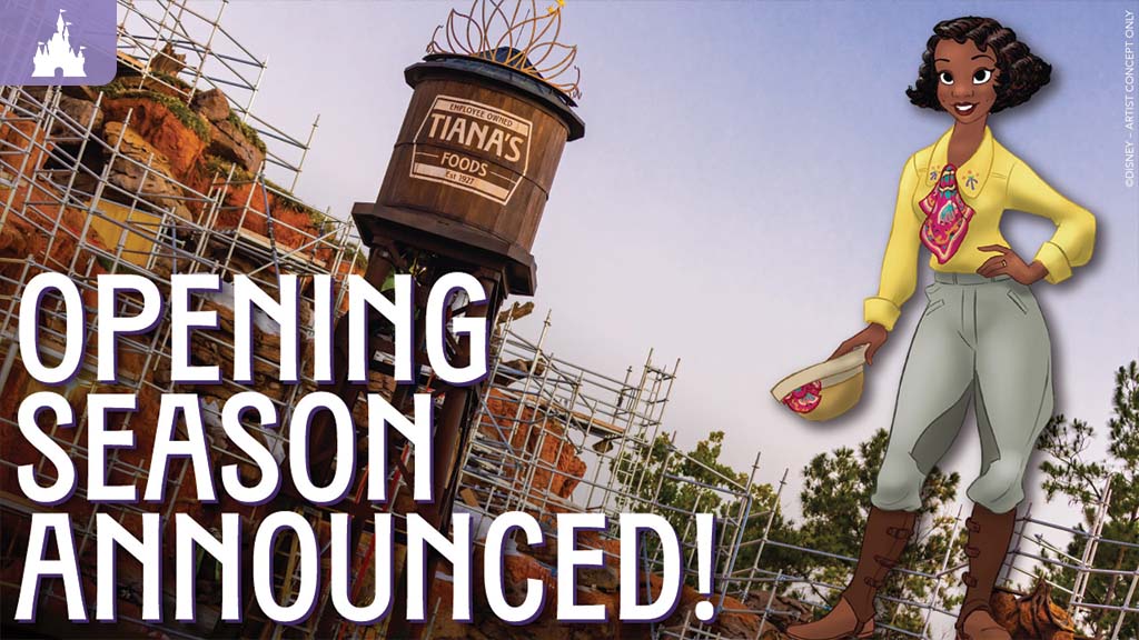 Tiana’s Bayou Adventure Will Open This Summer 2024! Disney Castle